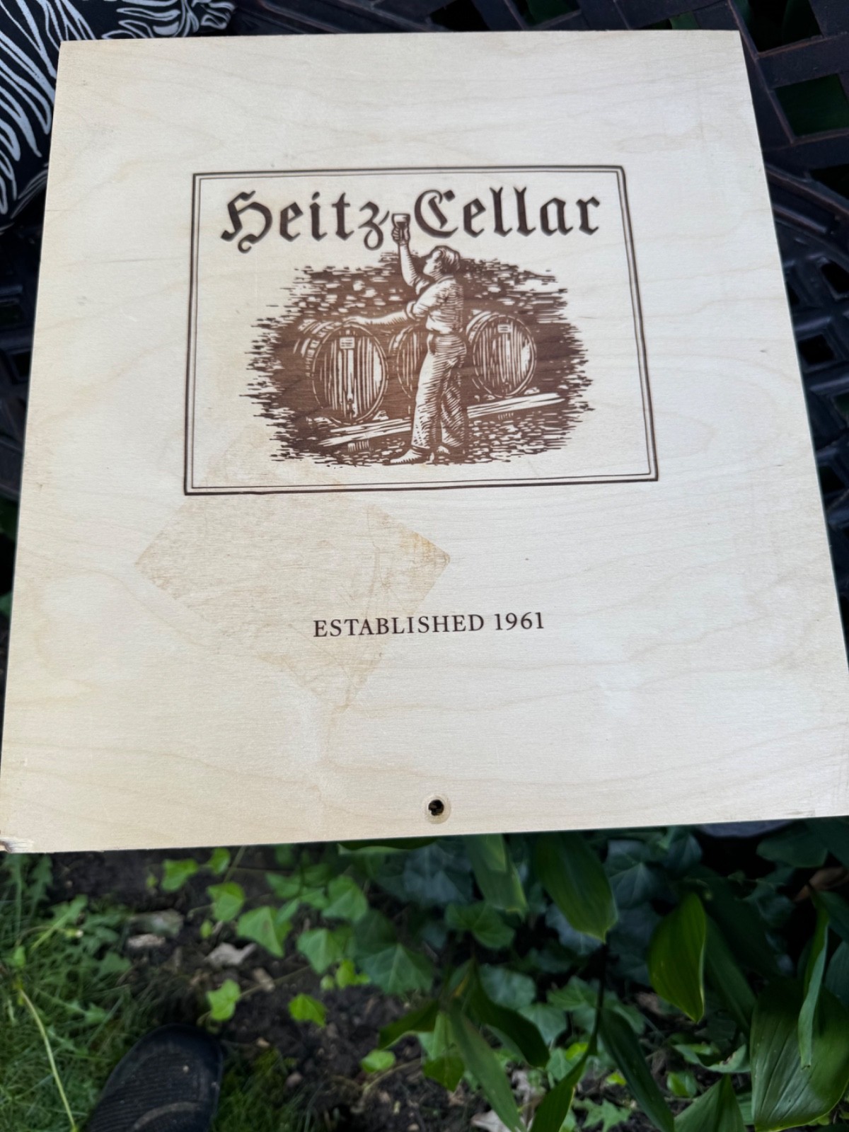 Heitz Cellars Lot C-91 wine crate, box only