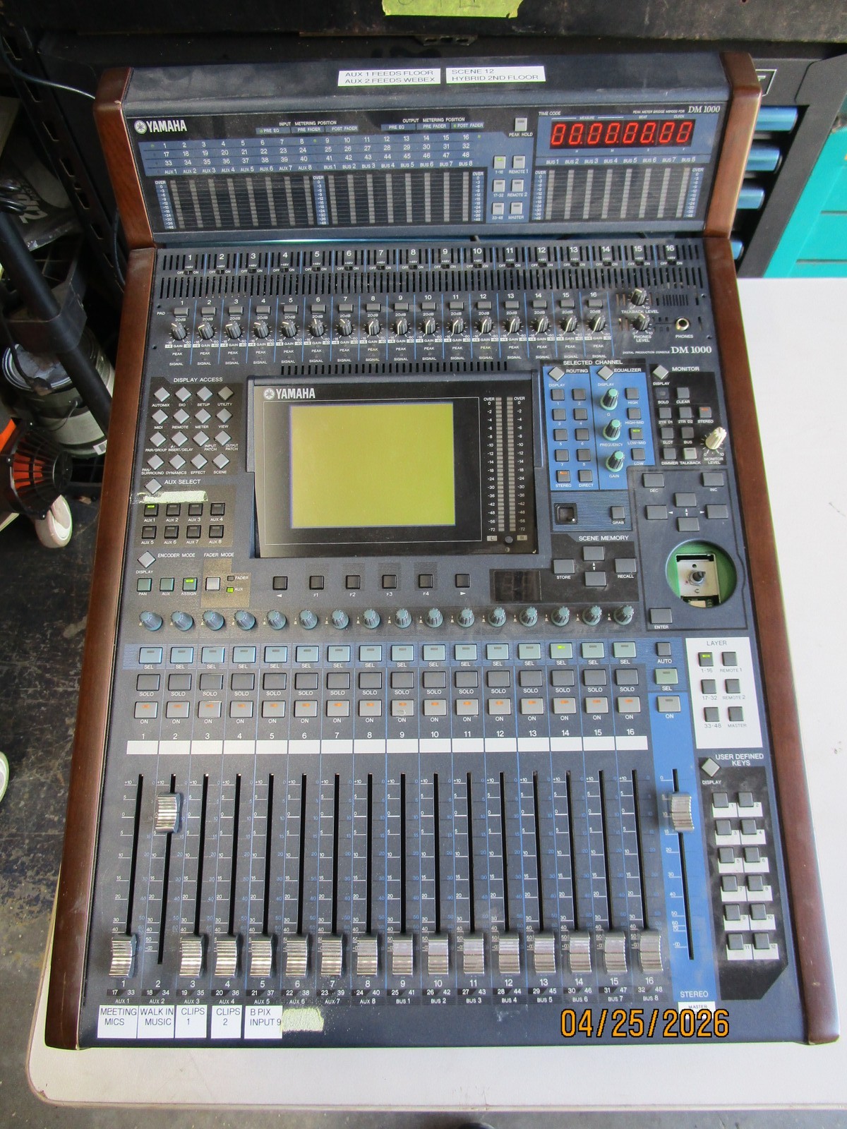 Yamaha DM1000 48-Channel Digital Audio Mixing Console