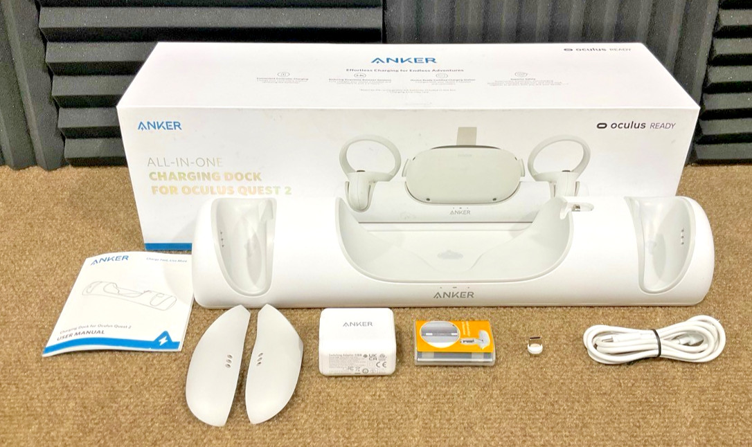 Anker Charging Dock Meta Oculus Quest 2 Y1010121-4 ✅ ❤️️ ✅ ❤️ OPEN BOX