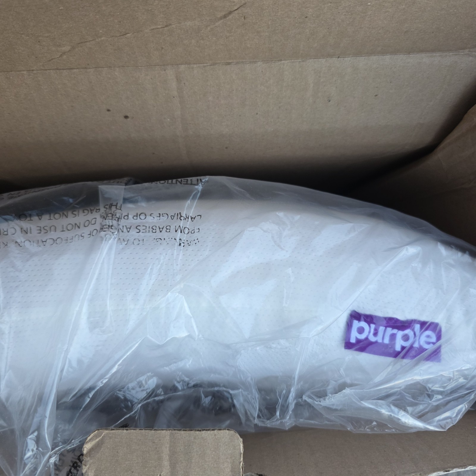 Purple Harmony Pillow Standard Low 360 Hex Grid & Talalay Latex