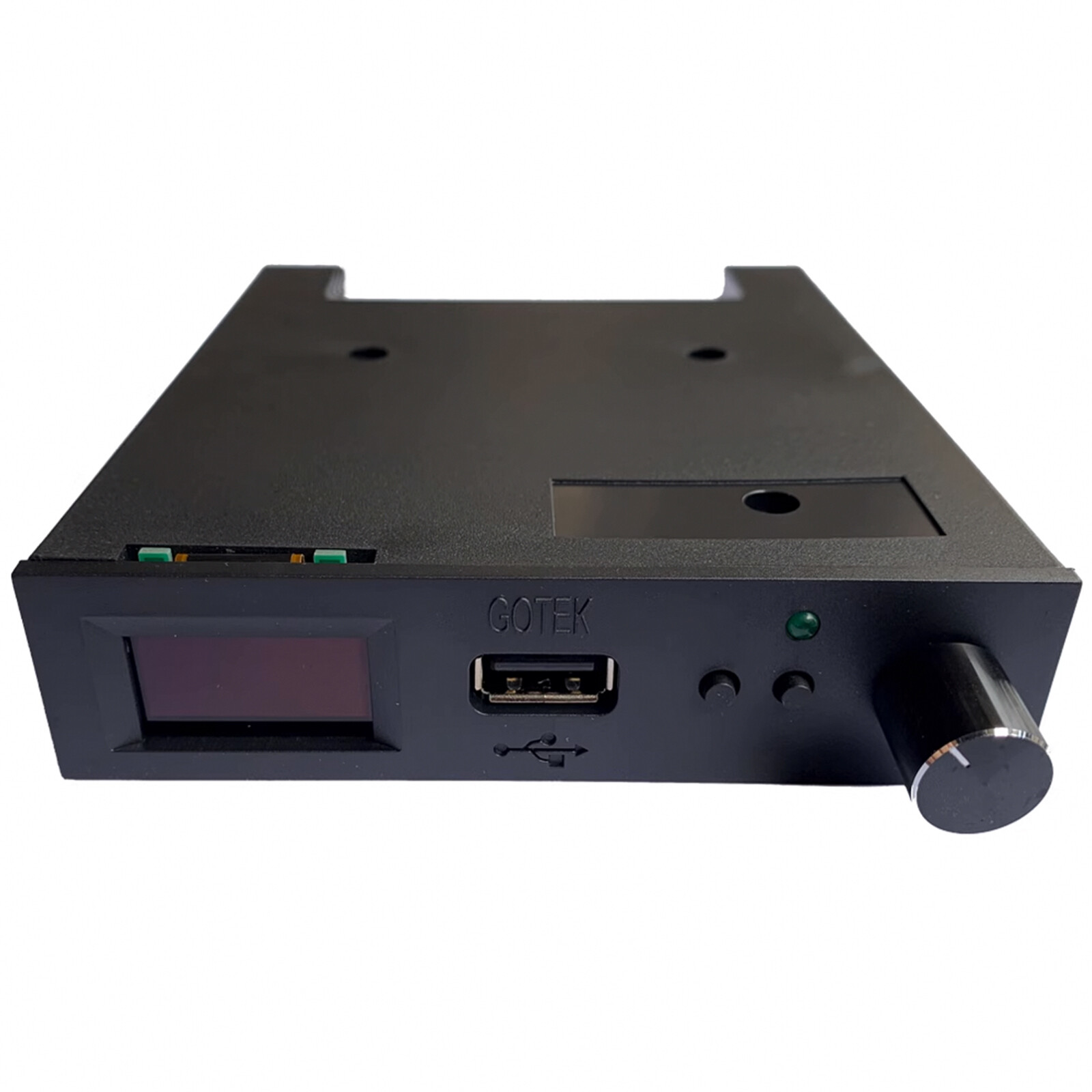 Gotek Floppy Drive Emulator 435 MCU w/ Rotary Encoder OLED FlashFloppy - Black
