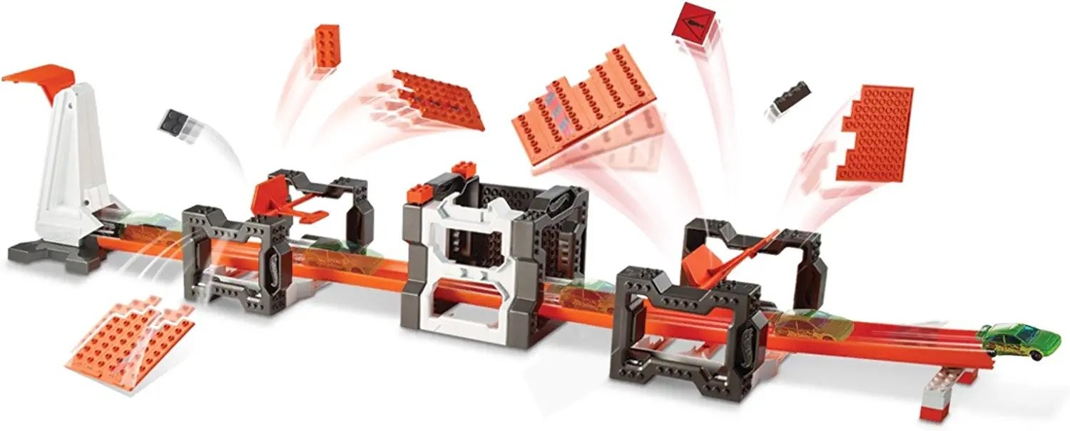 Hot Wheels Track Builder Construction Crash Kit