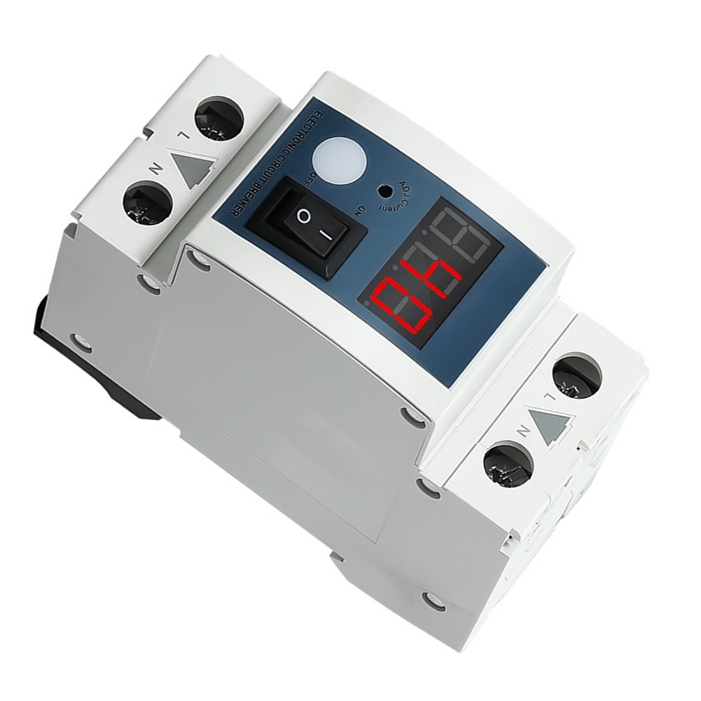 Overload Protection Device 1A-40A Current Limiter with Boat Style Switch