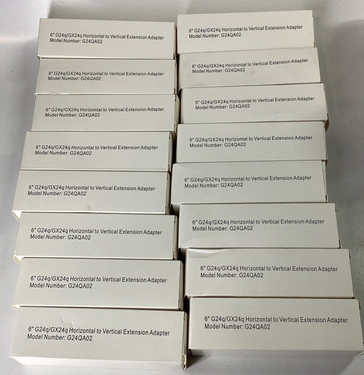 16x G24QA02 Horizontal to Vertical Adapters