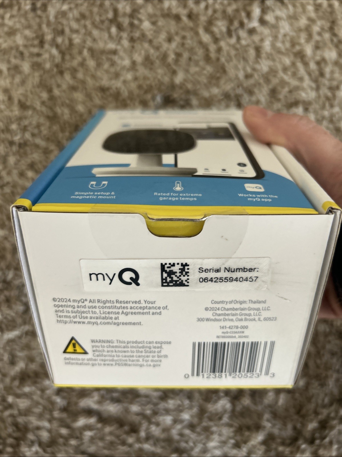 Chamberlain myQ Smart Garage Home Security Camera Sealed