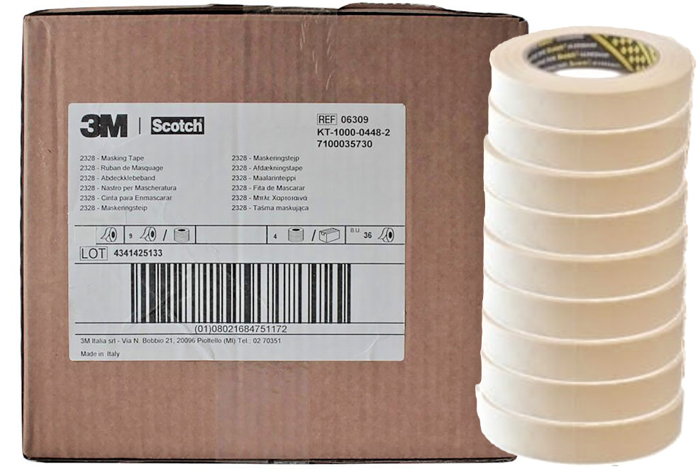 1x 3M Scotch Automotive Masking Tape-24mmX50m 36 Rolls Car Detailing TOP QUALITY