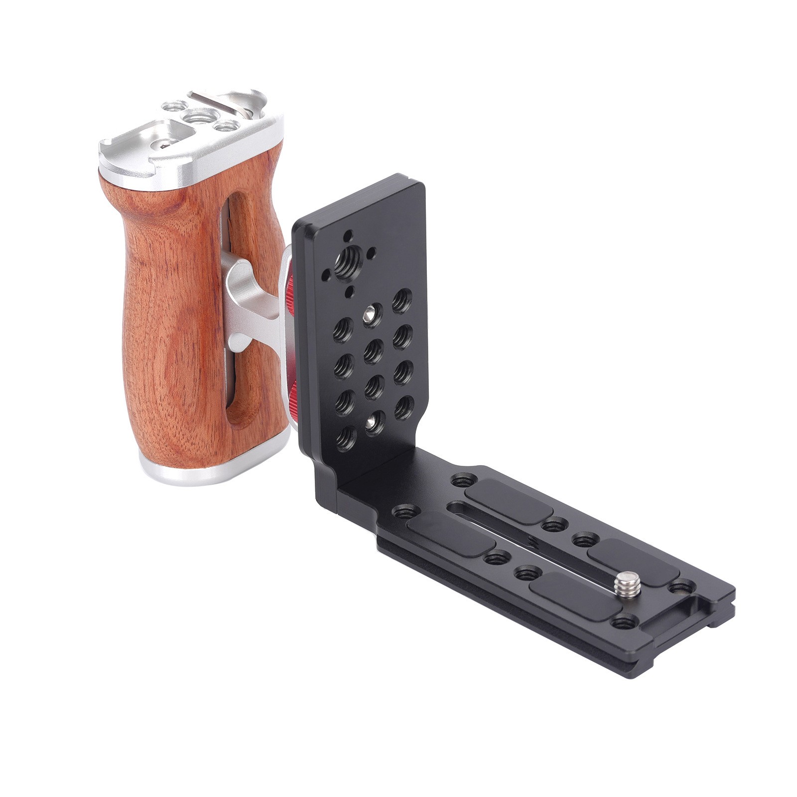 Camera Grip Wooden Handle QR Plate – Aacr-Compatible Fits All Camera Models.
