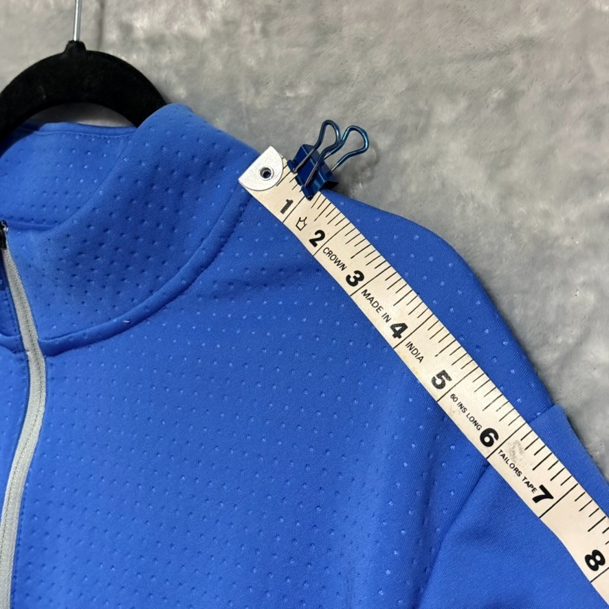 Adidas Climawarm Performance Quarter Zip Pullover Men’s XL Blue Athletic Golf
