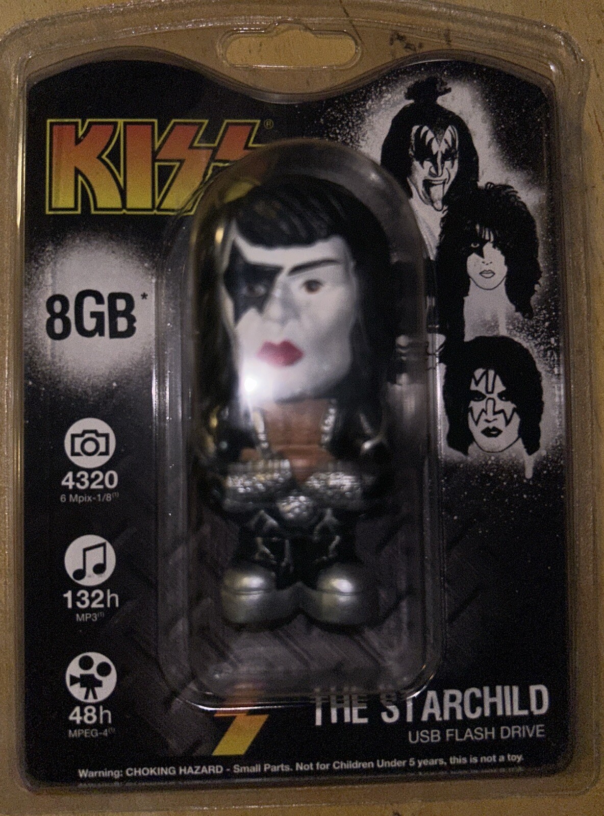 2012 Kiss STARCHILD USB Flash Drive 8GB Paul Stanley Tyme Machines New Sealed