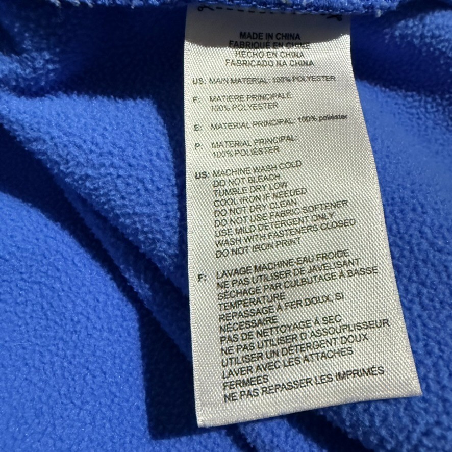 Adidas Climawarm Performance Quarter Zip Pullover Men’s XL Blue Athletic Golf