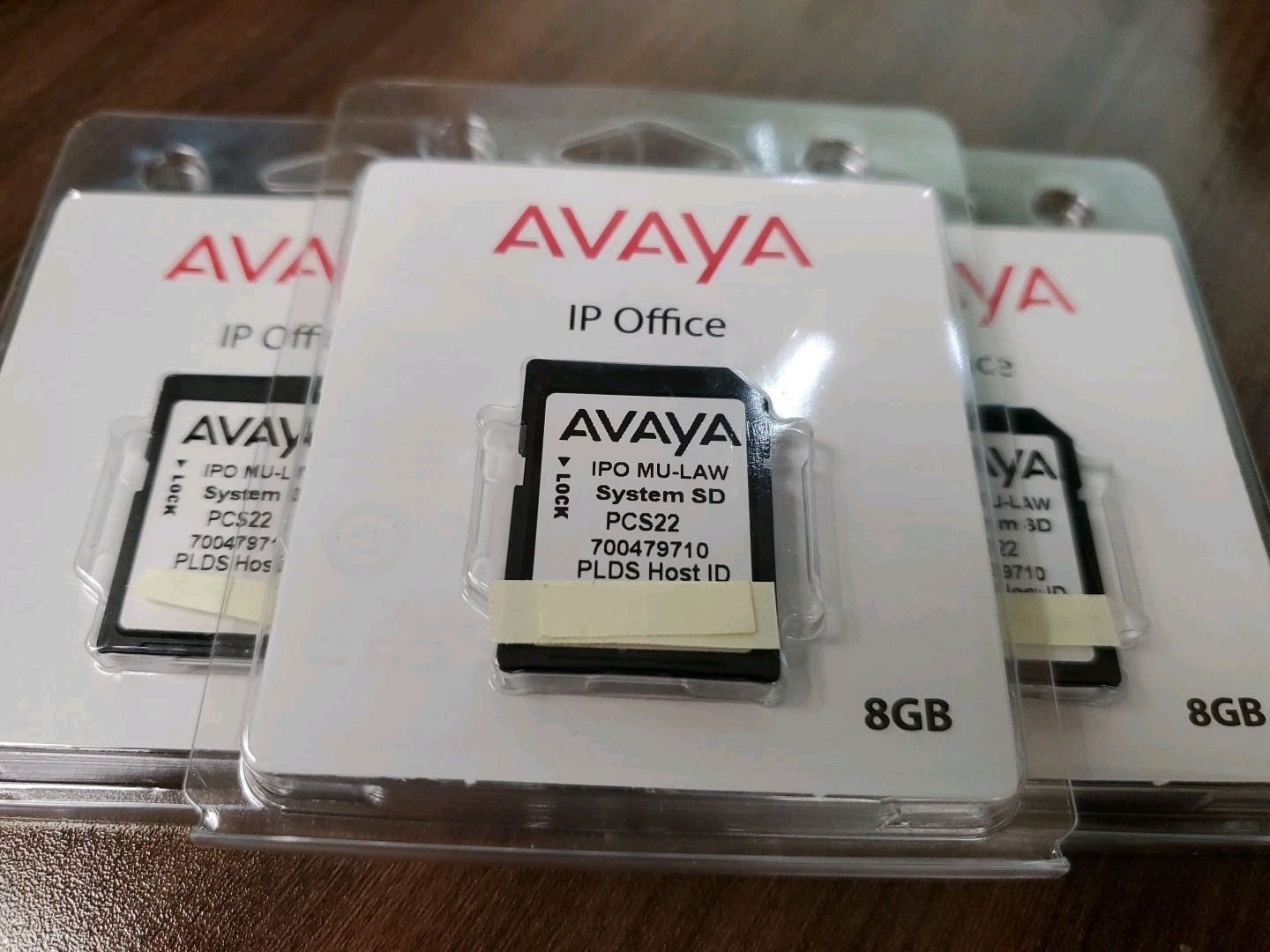 AVAYA IPO MU-LAW PCS22 SYSTEM SD Card  Avaya IP 500 V2 700479710 (Lot Of 3) NEW!