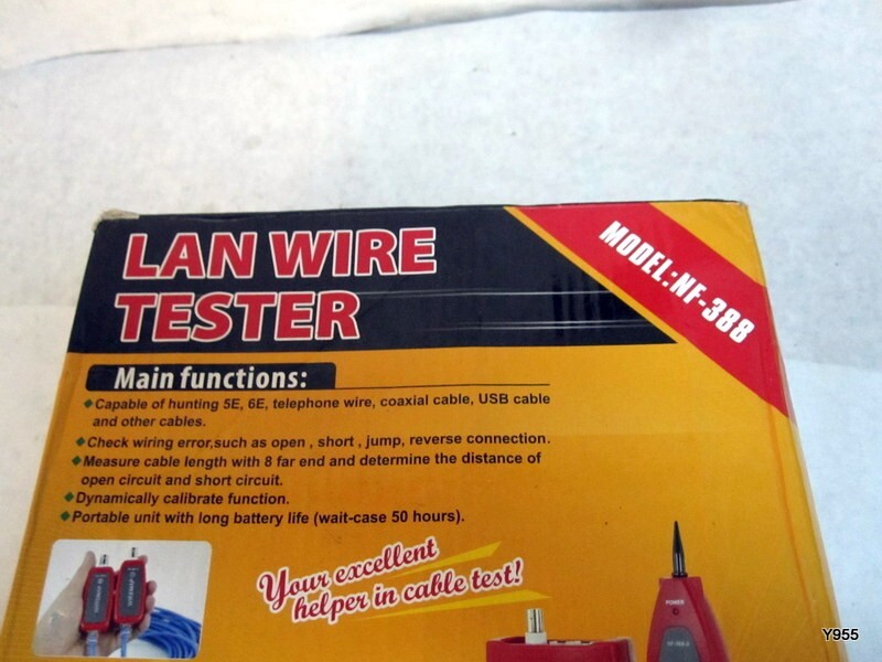 Cable Tracer NF388 Network Cable Tester Wire Tracker with 8 Far-End Jacks