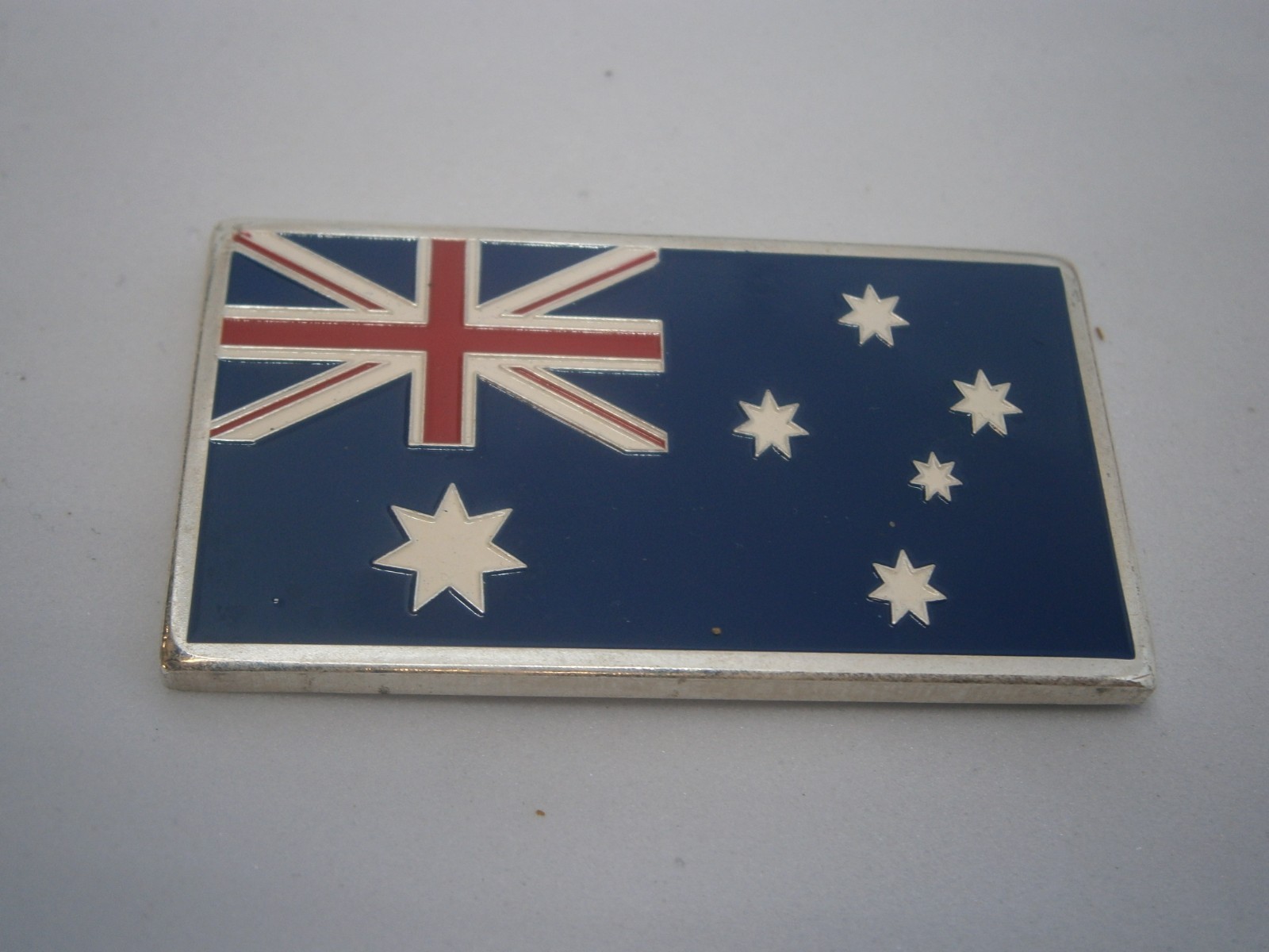 1 oz AUSTRALIA FLAG Rising Sun Mint Bar Finished in .999 Fine Silver-FREE POST!!