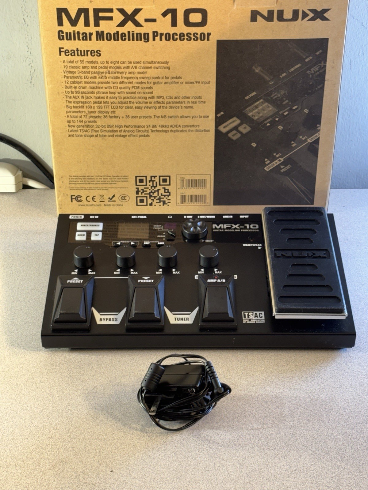 NUX MFX-10 Multi-Effects Processor Effects Pedal
