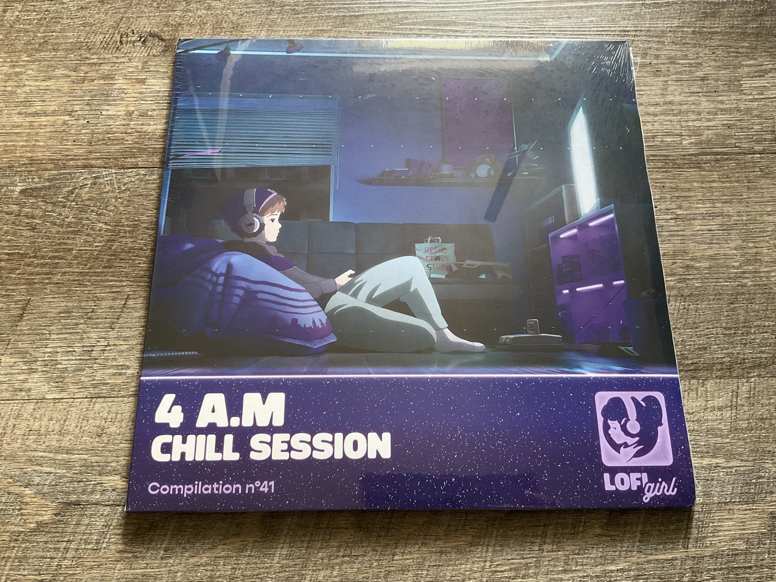 LOFI GIRL - 4AM 4 A.M. Chill Session Vinyl 2LP Album - Synthwave Compilation NEW
