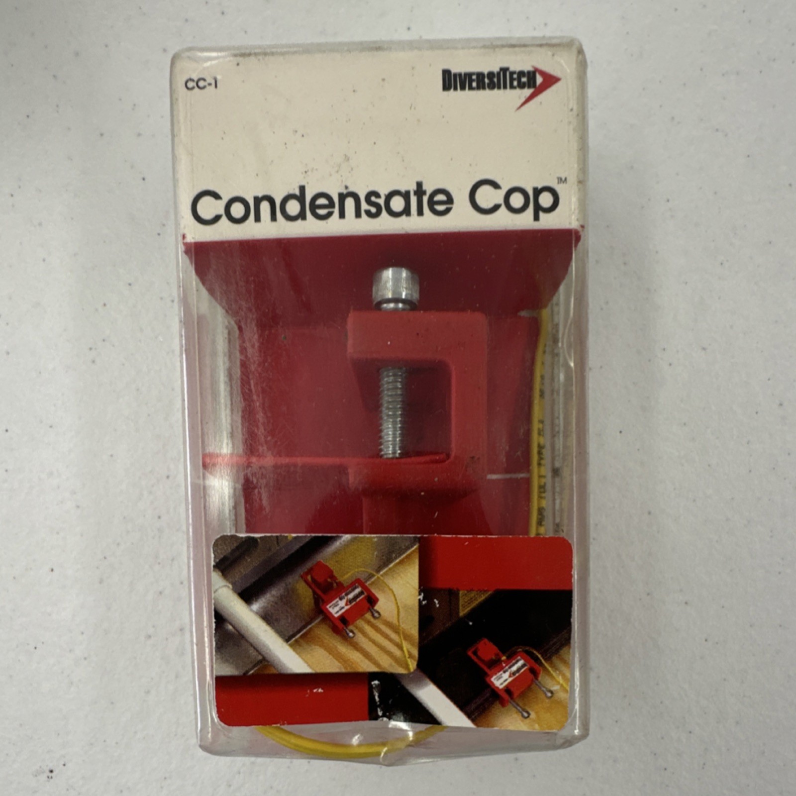 DiversiTech Condensate Cop CC-1 Clamp-On Float Switch HVAC Drain Pan 24V Red