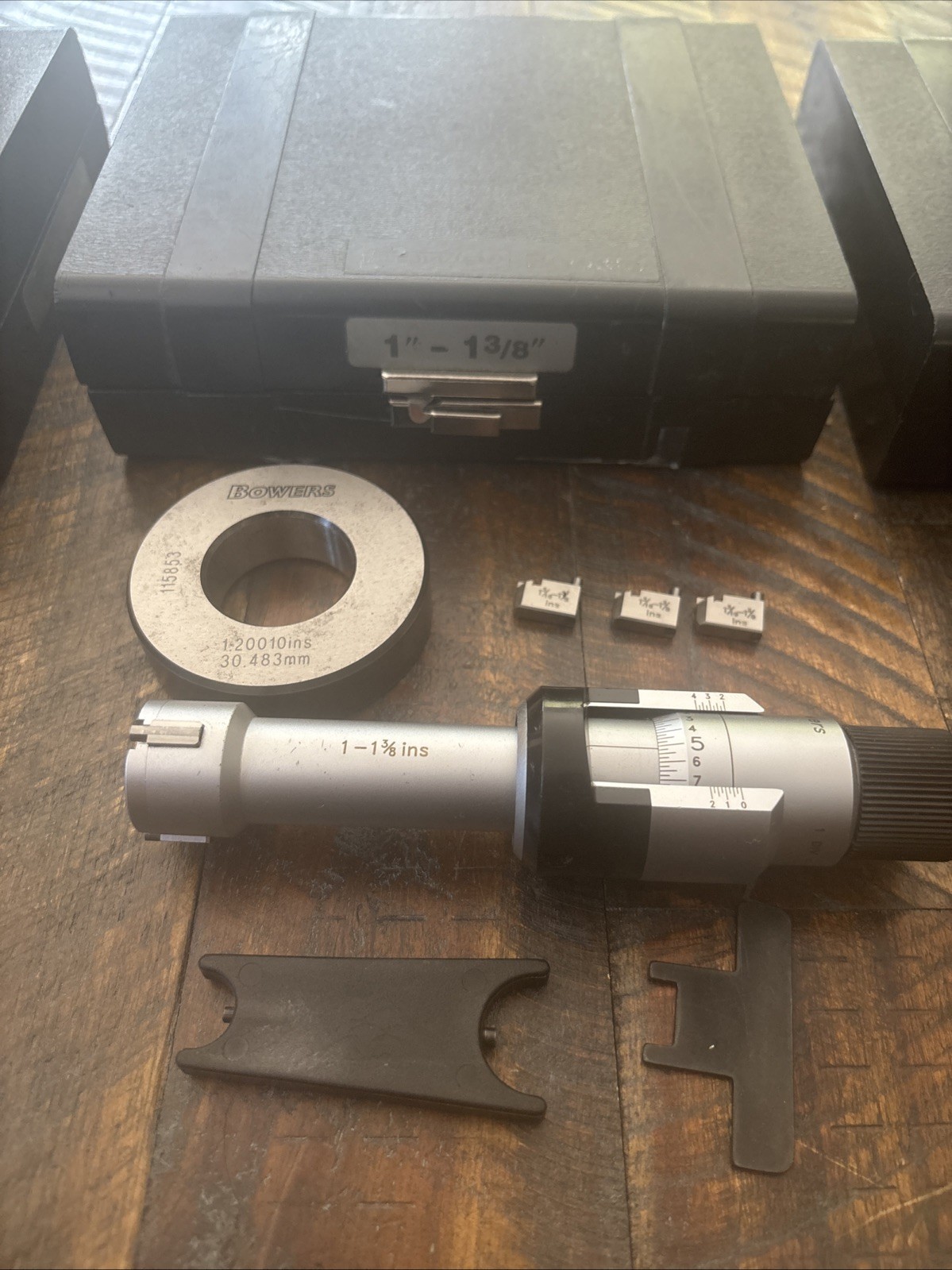 Fowler Bowers Holmike Sets (3)Internal Bore Micrometers 1-2” X .0001” Range