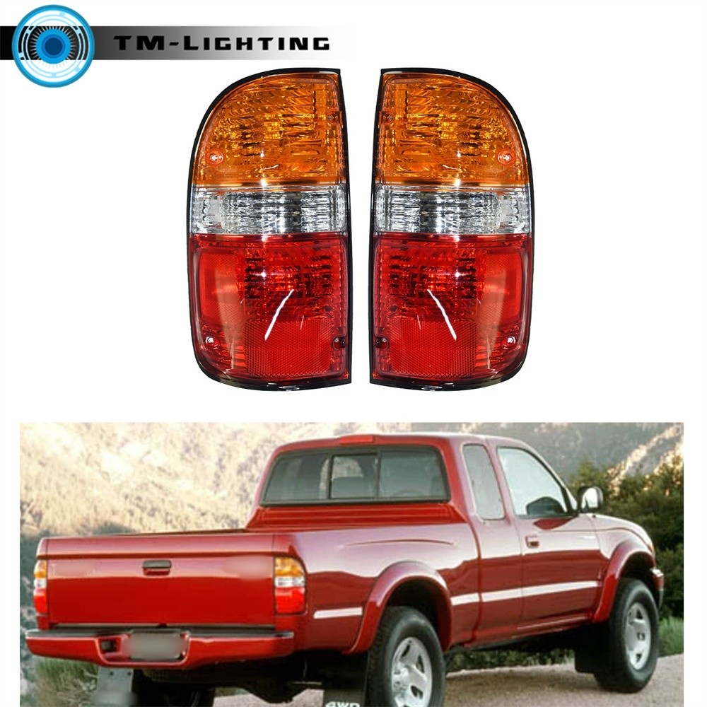 Pair Tail Lights Lamps w/bulbs For 2001-2004 Toyota Tacoma Left&Right Side