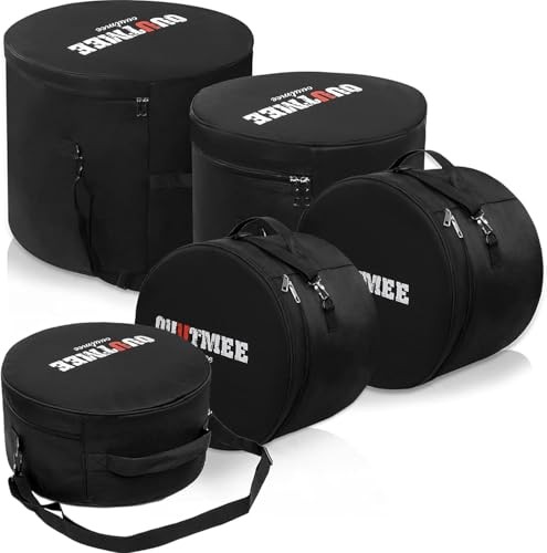 5-Piece Drum Bag Set for 12", 13", 14" Snare,16", 22" Floor Tom, Large Bass