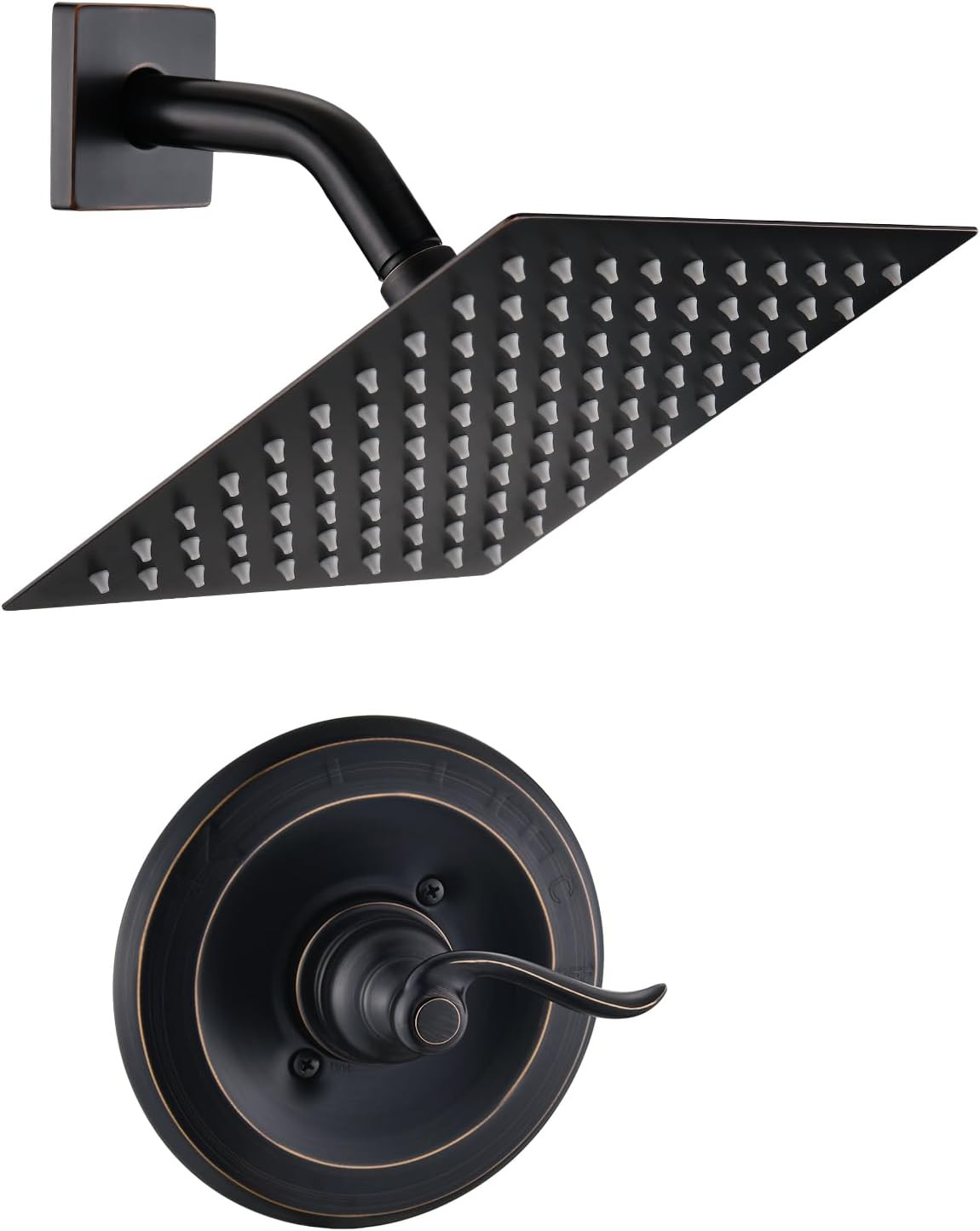 Delta 13/14 Series Shower Faucet Set, Rain Shower Head & Trim Kit, Oil Rubbed Br