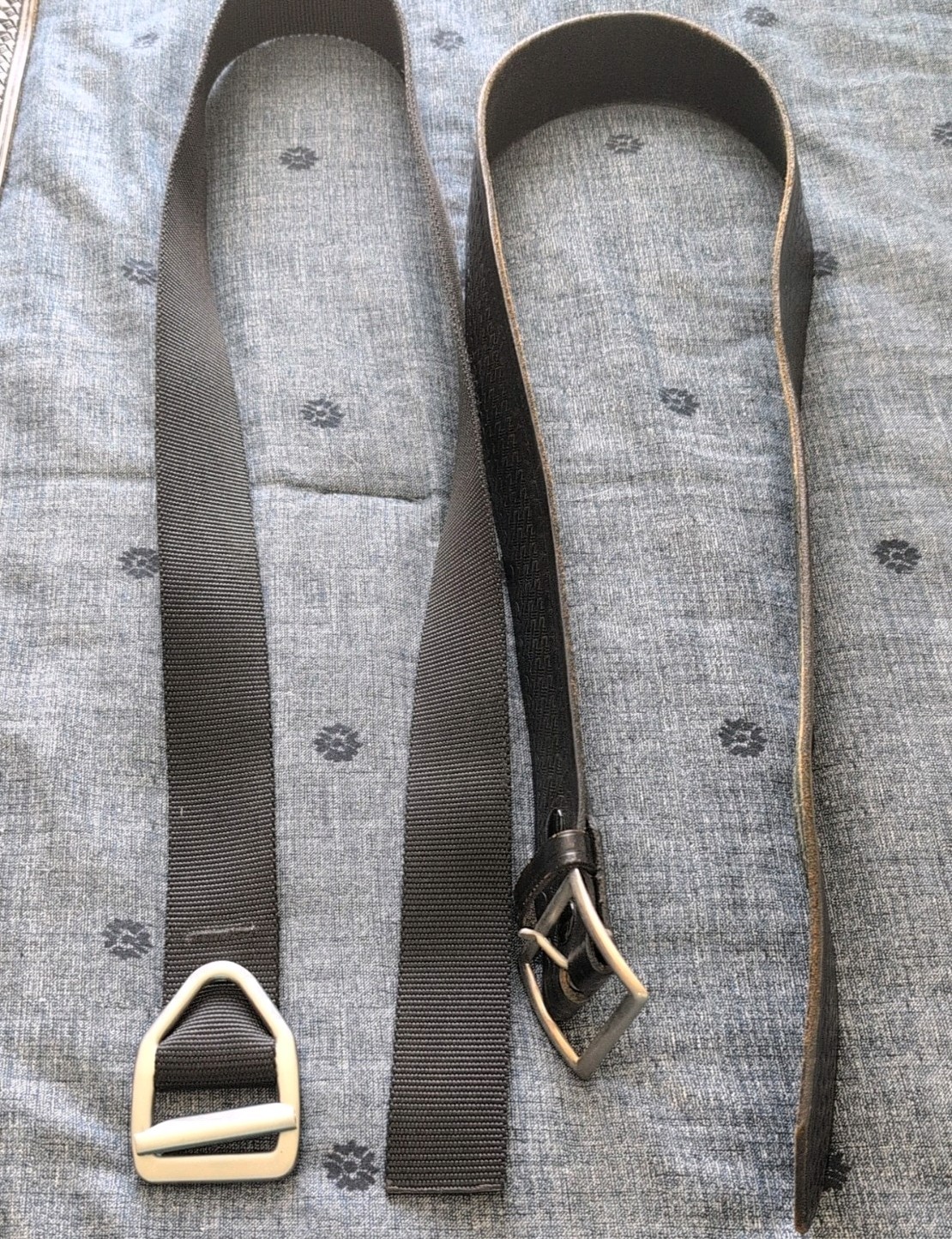 lot of (2) 1.5" Tactical Inner Belt - Loop Liner Under Belt Black Size Large