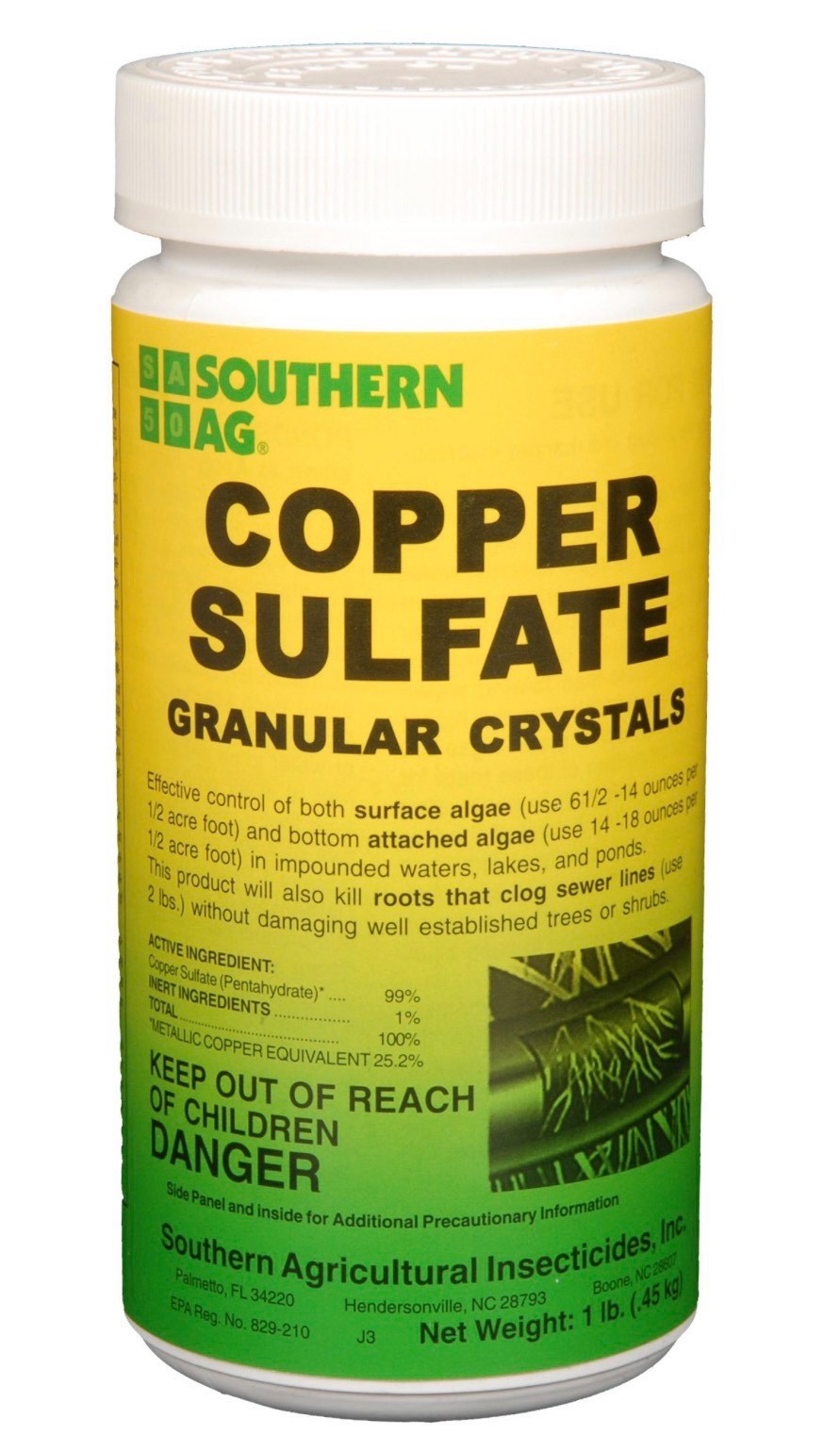 Copper Sulfate Crystals Granular - 1 lb.