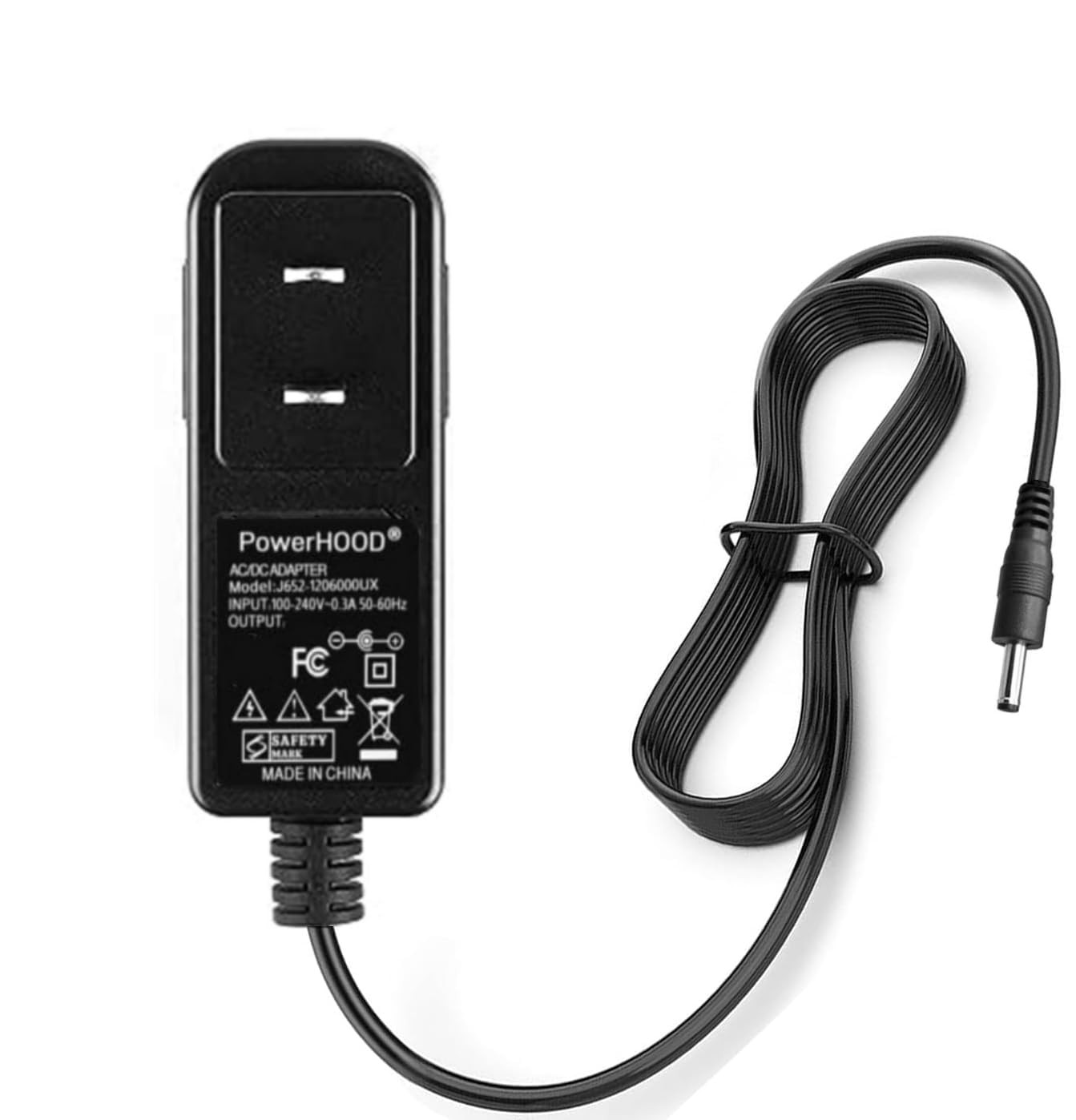 PowerHOOD 5V AC/DC Adapter Compatible with IK Multimedia iRig Keys I/O Black