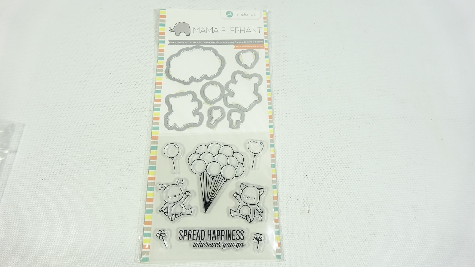 Mama Elephant Clear Stamp & Die Set Spread Happiness SC0766