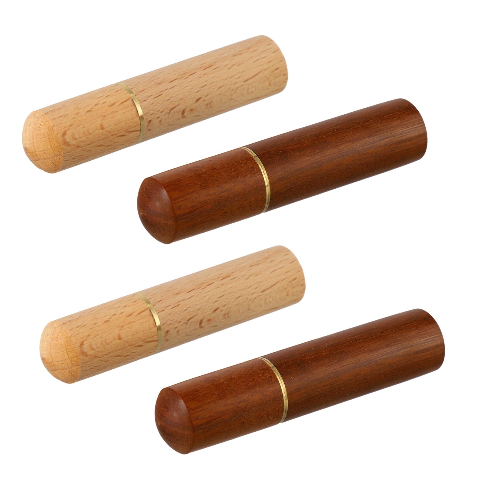 4 Pcs Portable Wooden Sewing Box, Versatile Wood Box Holder for Needles,...