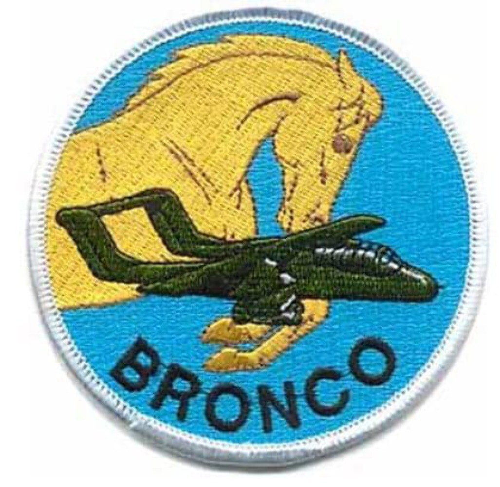 OV-10 Bronco Squadron Patch –Sew On, 4" USA Made
