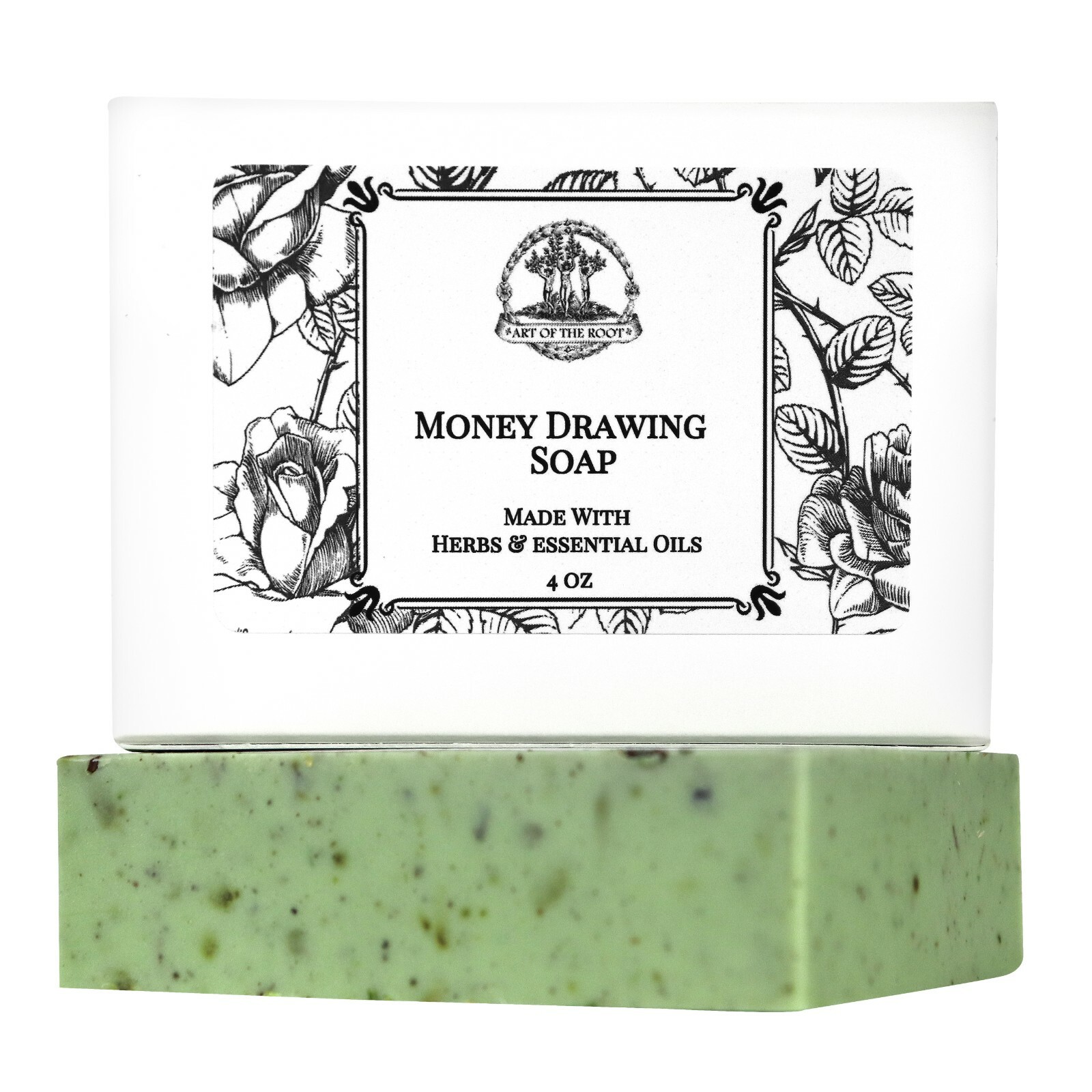 Money Drawing Shea Soap Prosperity, Cash, Wealth, Abundance Hoodoo Wiccan Pagan
