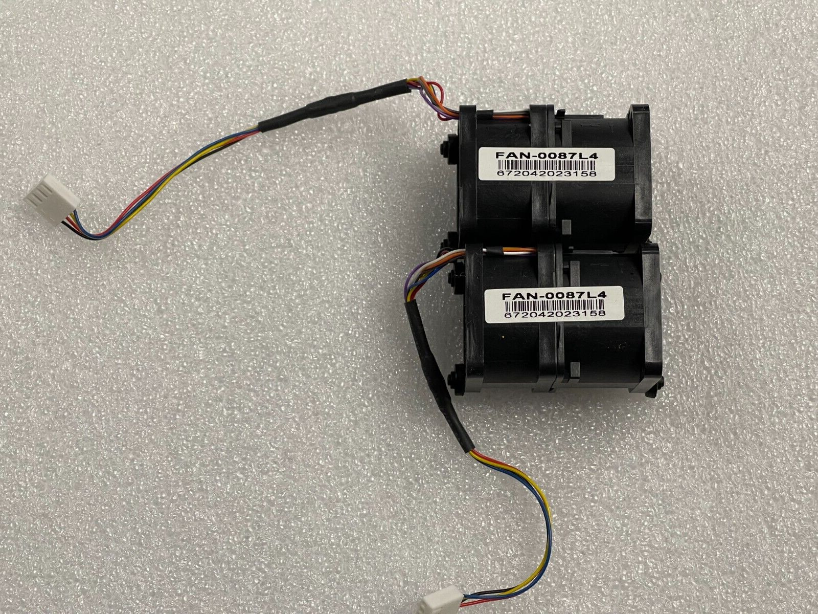 Lot of 2 FAN-0087L4 SuperMicro SC512F SC811 4-Pin Cooling Fan 9CRA0412P5M06