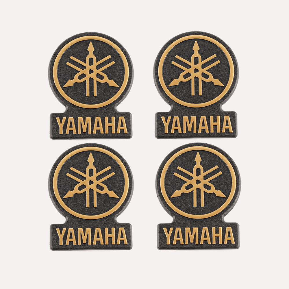 4PCS  YAMAHA plastic logo badge replacement piece 68mm X 53mm