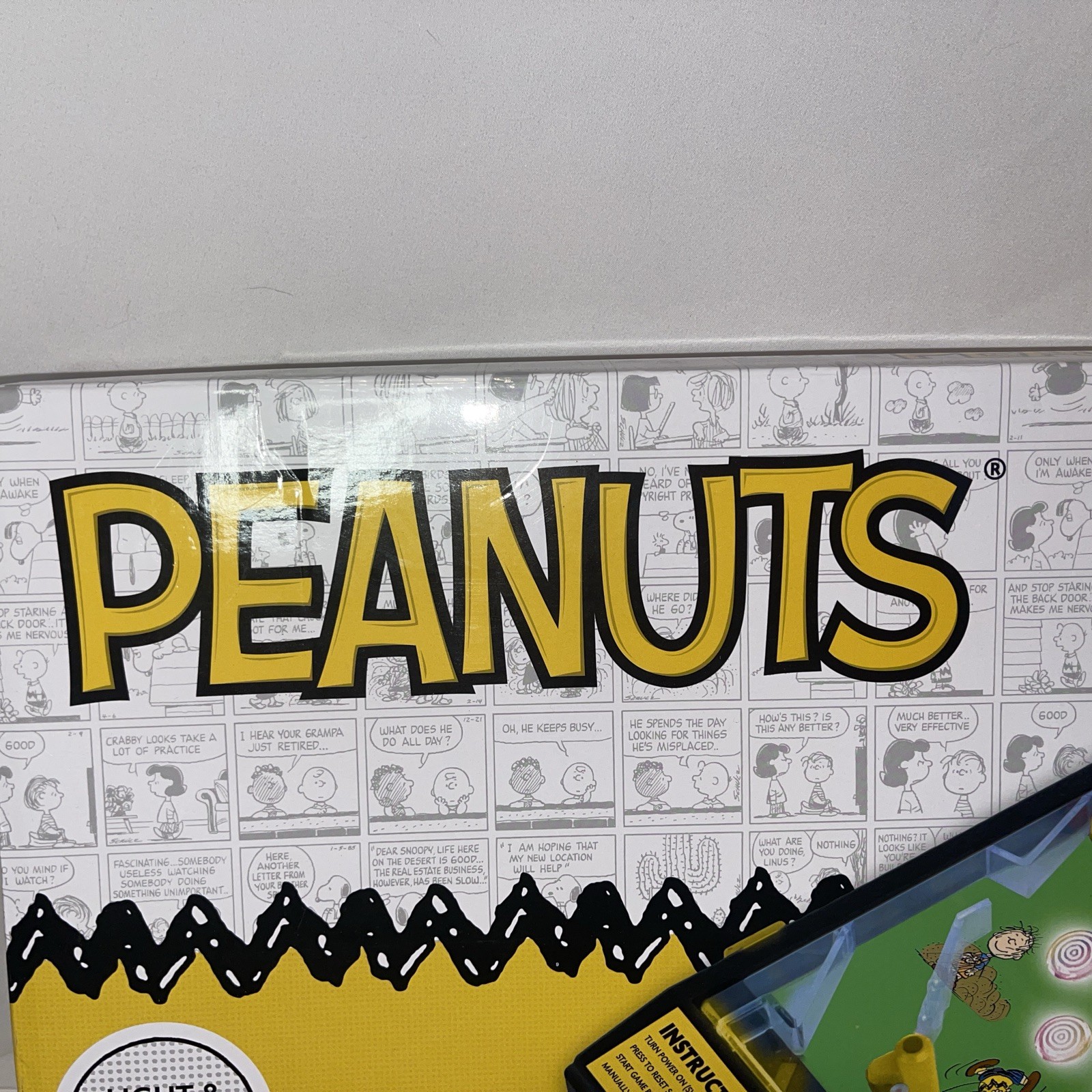 Peanuts Pinball Electronic Tabletop Arcade Game - in Original Box