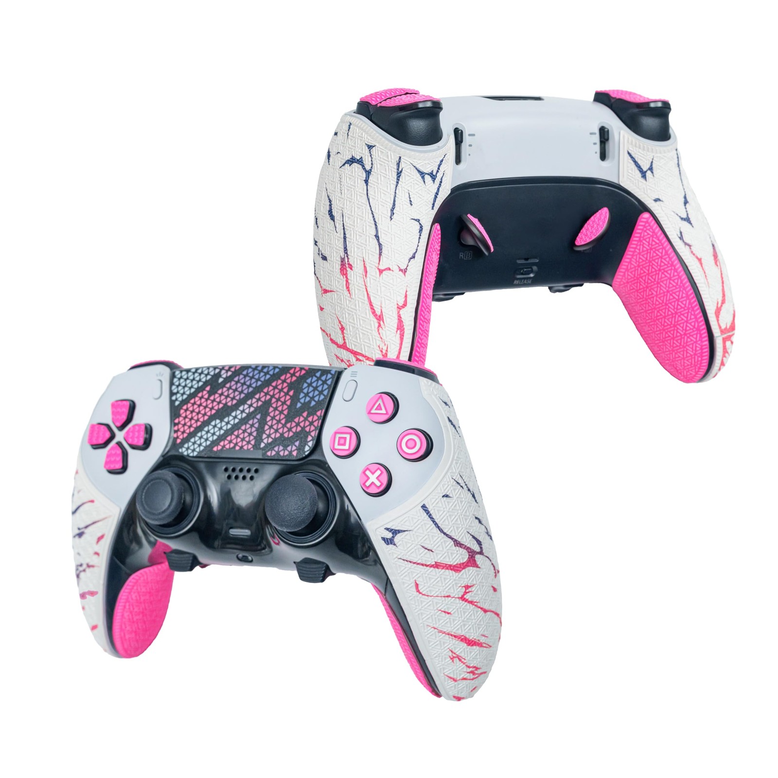 Controller Grips for PS5 DualSense Edge,Skin kit,Anti-Skid, Multi-Texture,Swe...