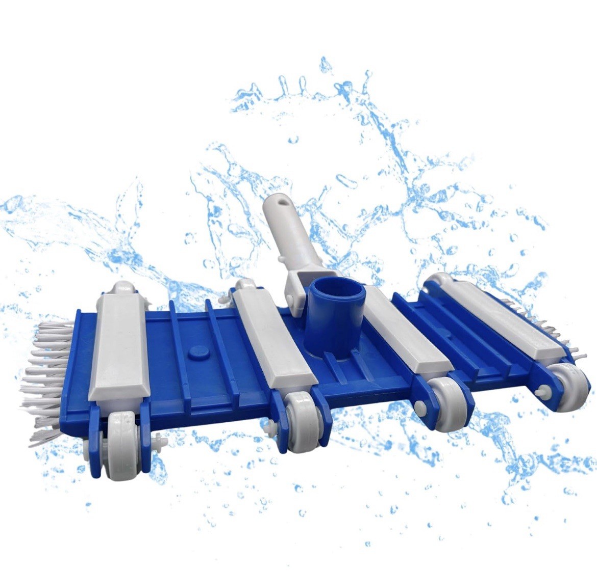 Deluxe 15-Inch Pool Vacuum Head with Wheels for Above Ground & Inground Pools