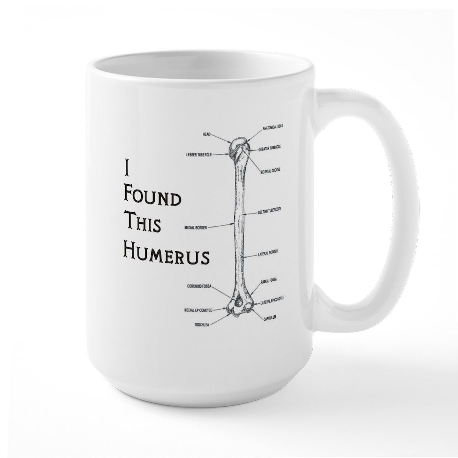 CafePress I Find This Humerus Large Mug (594465943)