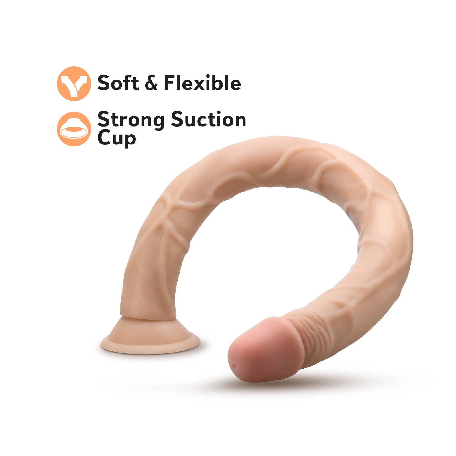 Eden 19" Extra Long Giant Dildo with Strong Suction Cup Base Adult Sex Toy