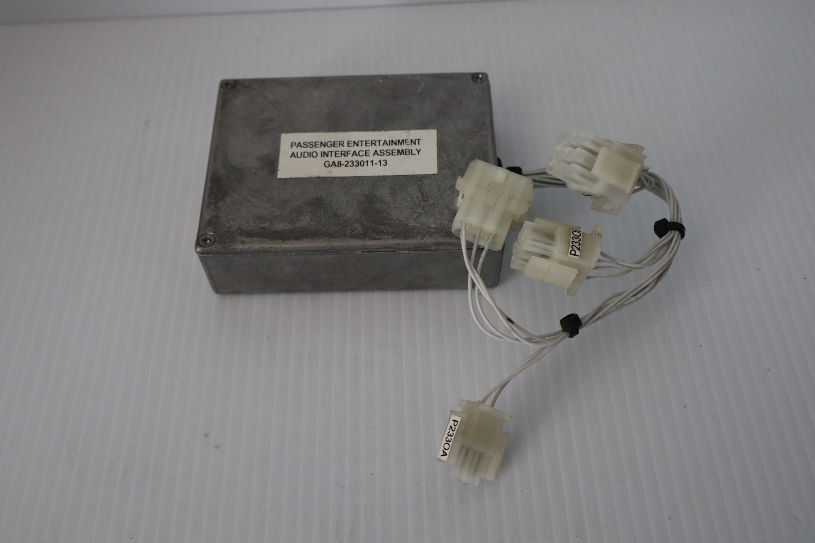 GA8-233011-13 Aircraft Passenger Entertainment Audio Interface Assembly