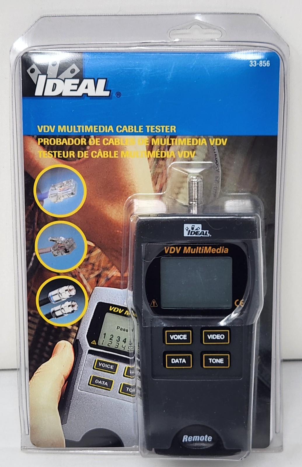 IDEAL 33-856 VDV Multimedia Cable Tester – New/Sealed