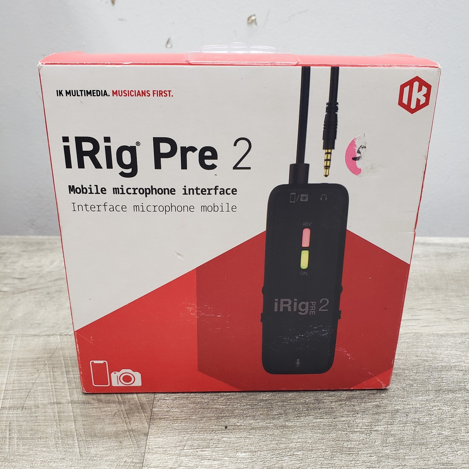 *NEW In Box* iRig Pre 2 Mobile Microphone Interface – iOS Android DSLR