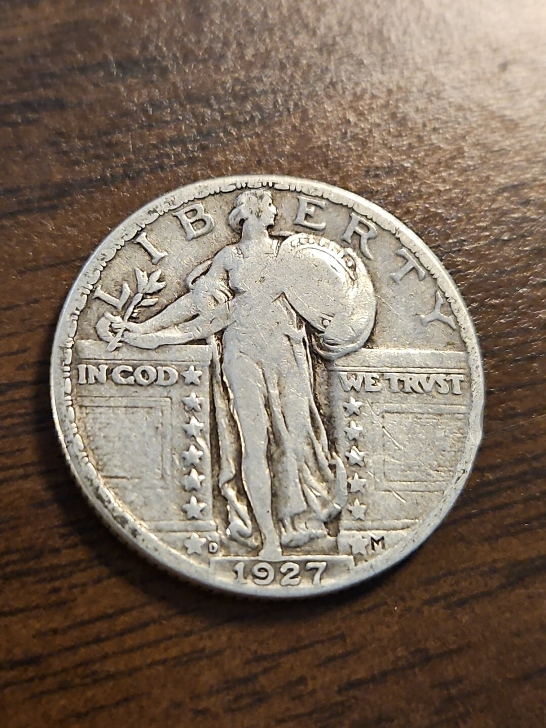 1927 D Standing Liberty Silver Quarter