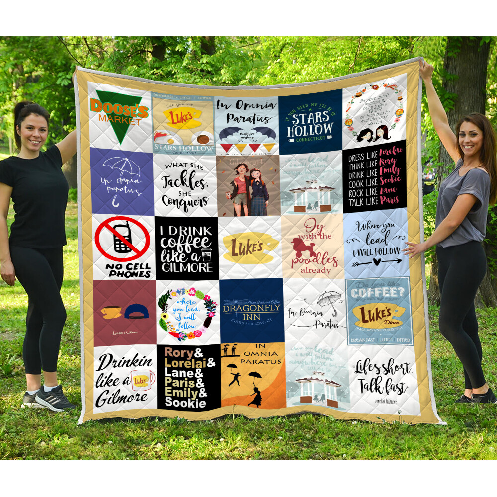 Gilmore Girls Quilt, Gilmore Girls TV Series Quilt Blanket Soft and Cozy Gifts