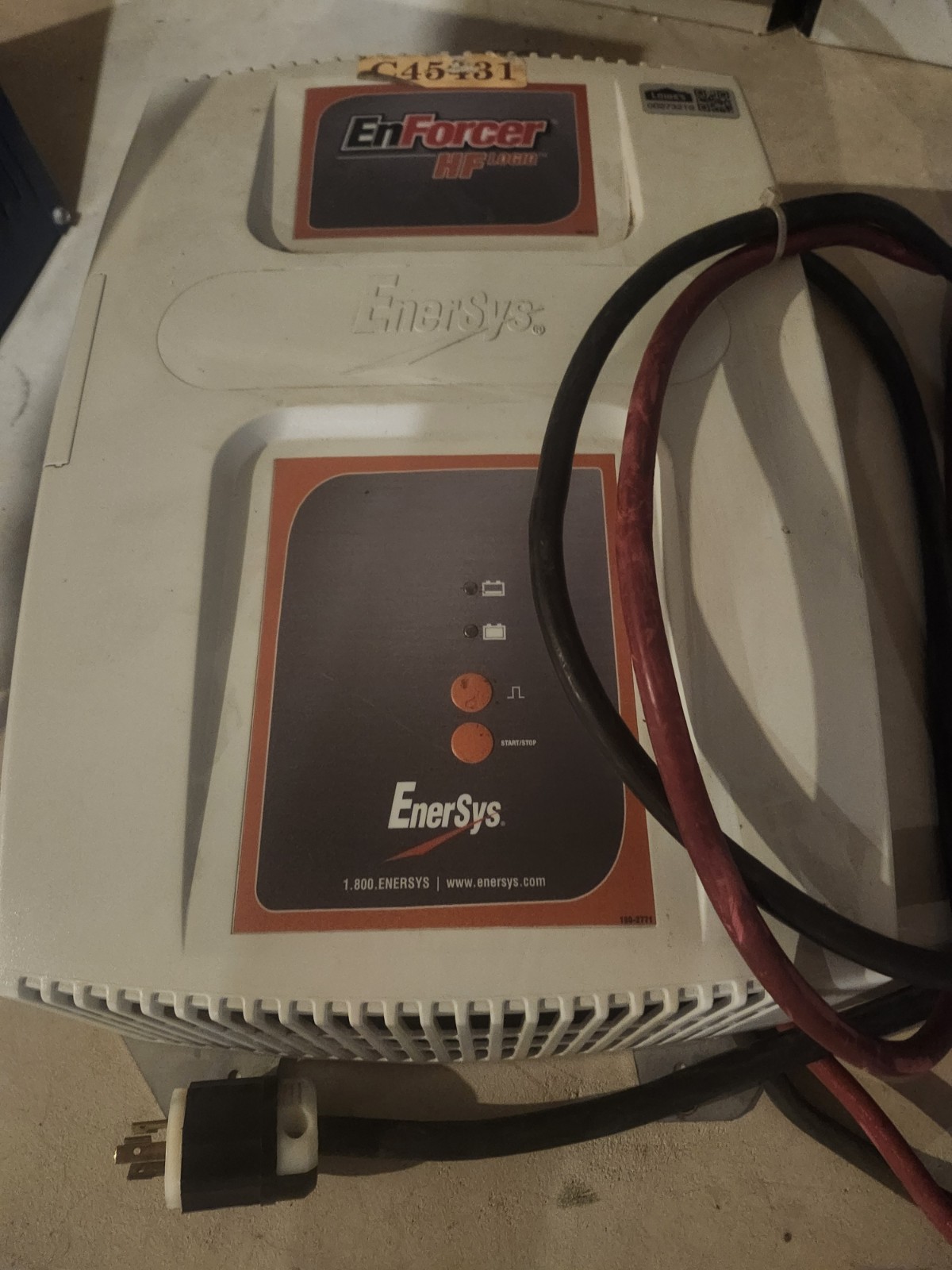 Enersys Forklift Battery Charger EL1-12-875 1 Phase 12 Cells 24 Volt
