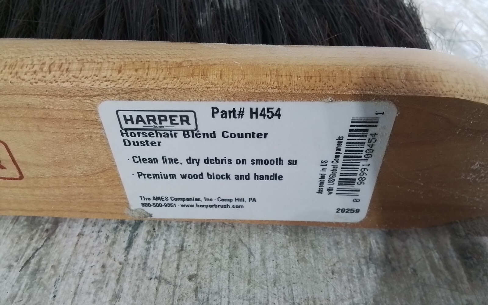 Harper H454 Horsehair Blend Counter Duster (SP345)