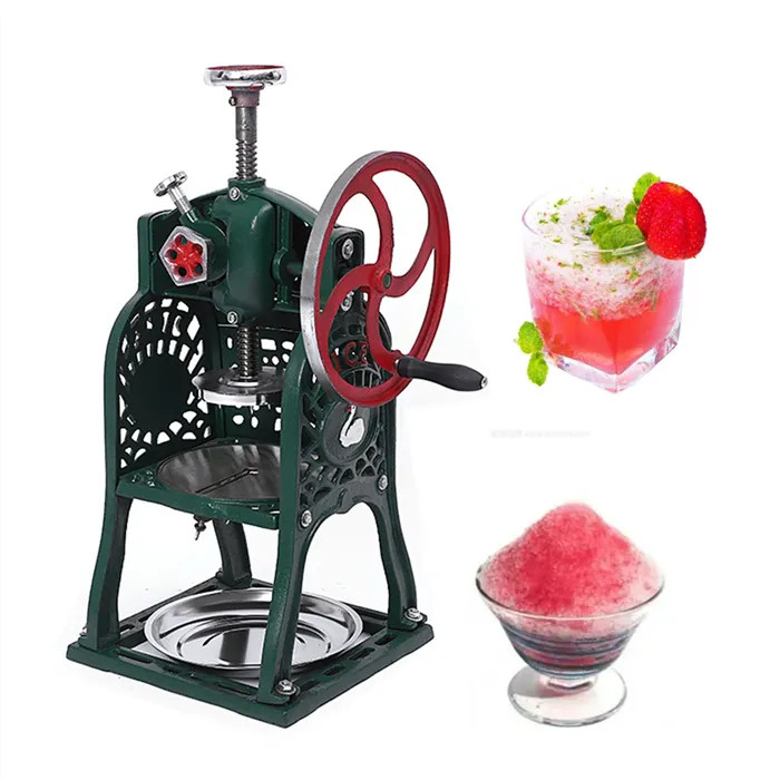 Manual Snow Ice Shaver Machine Ice Crusher Shaved Ice Machine Shaved Ice Cubes x