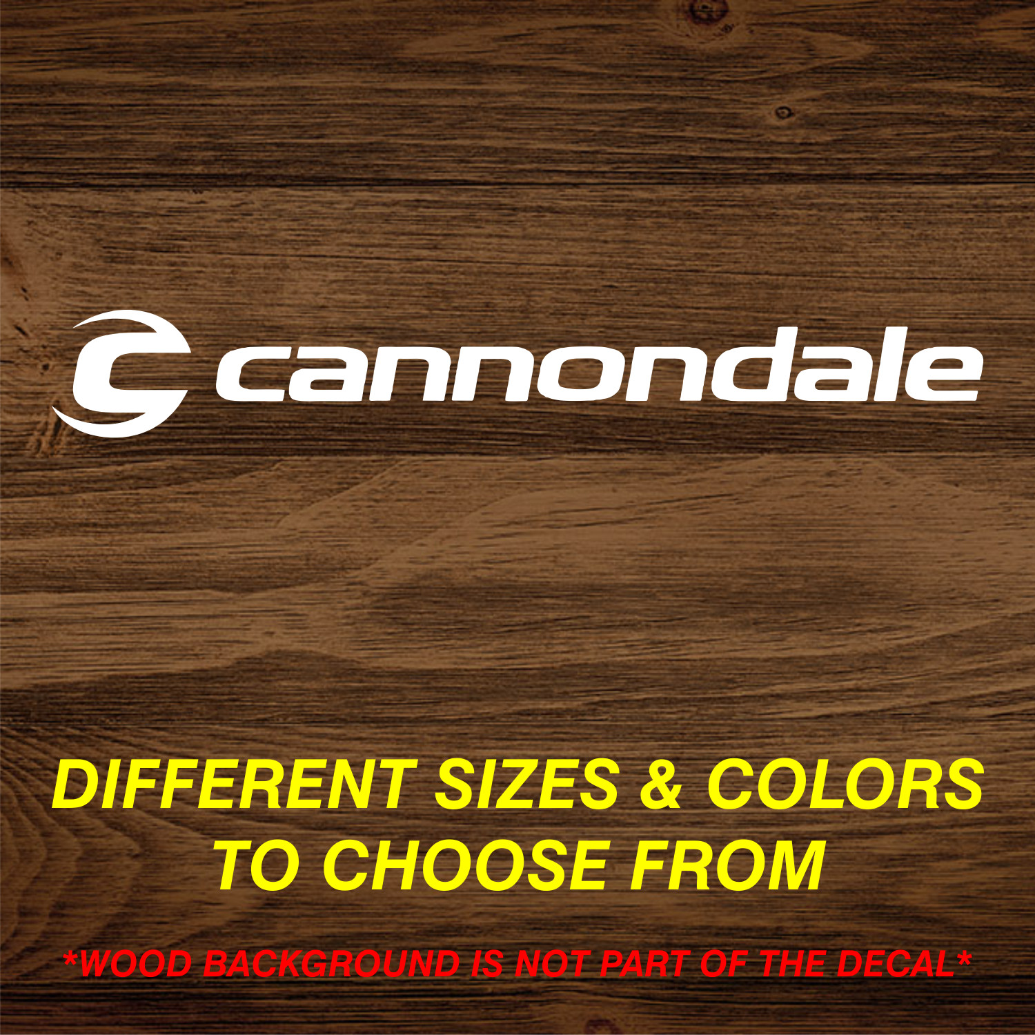 Cannondale Bikes Vinyl Decal Sticker Many Sizes Colors Free Shipping