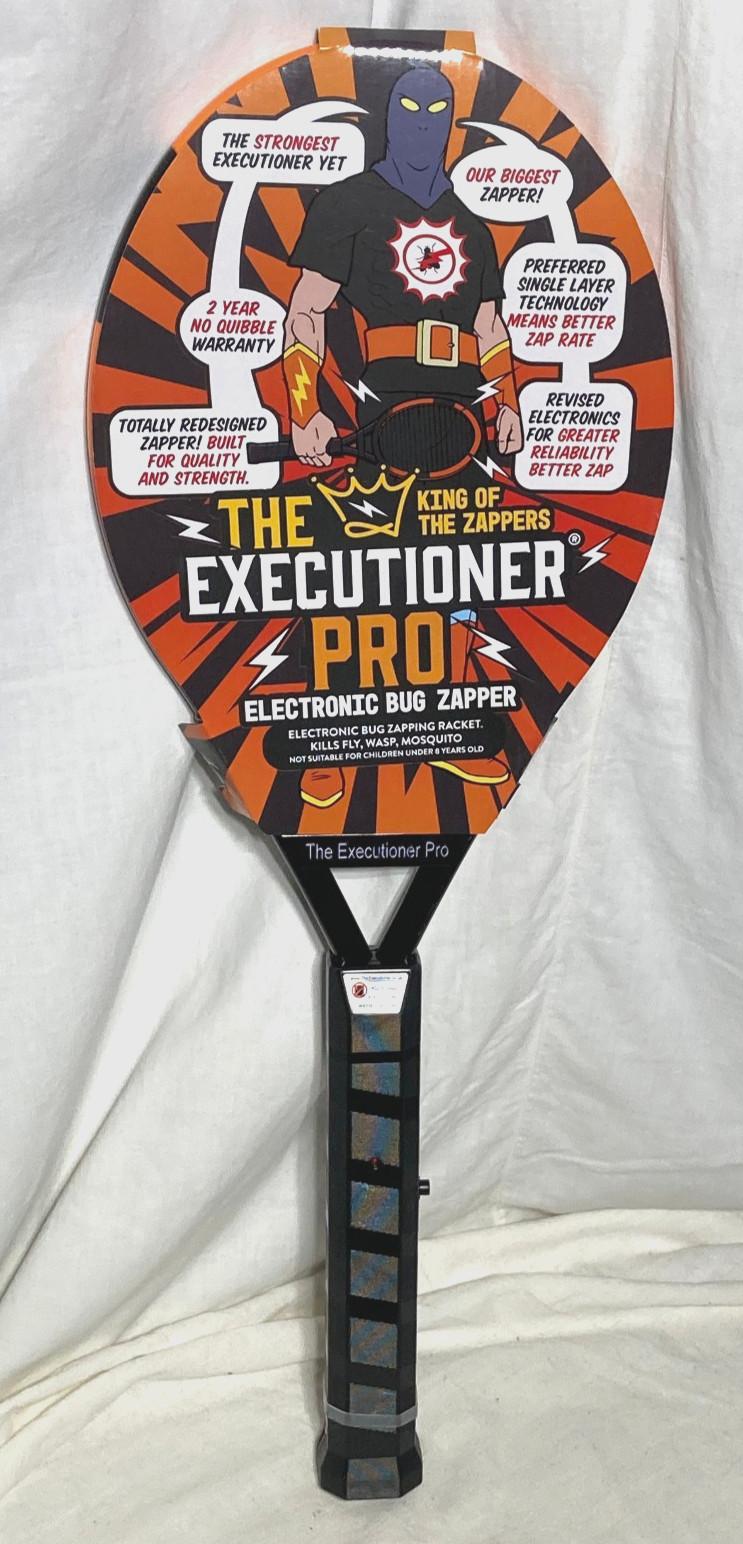 the Executioner PRO Electronic Fly Mosquito Bug Zapper Swatter Racket