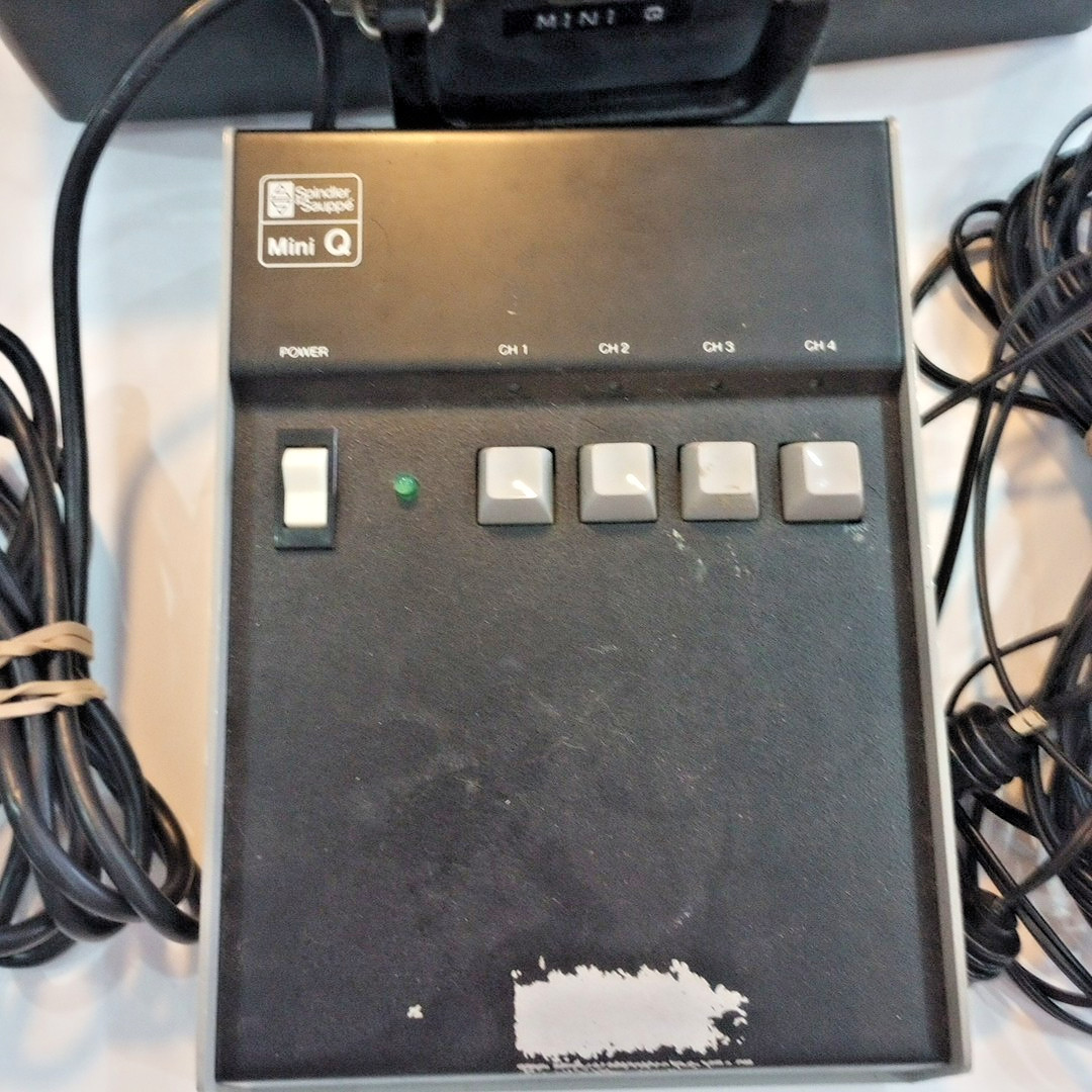 Vintage Spindler & Sauppe Mini Q Model 2031 Control Unit w Case. UNTESTED
