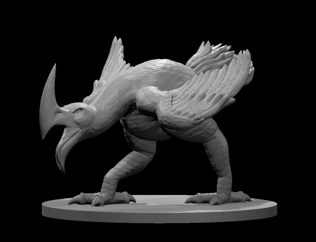 Axe Beak Wild Monster Manual2 28mm Scale DND D&D Tabletop Mini